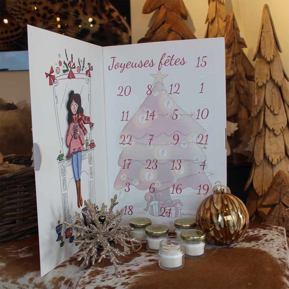 Calendrier de l'Avent Bougies 2026 – 24 Bougies Parfumées Calendrier de l'Avent Bougies 2026 – 24 Bougies Parfumées