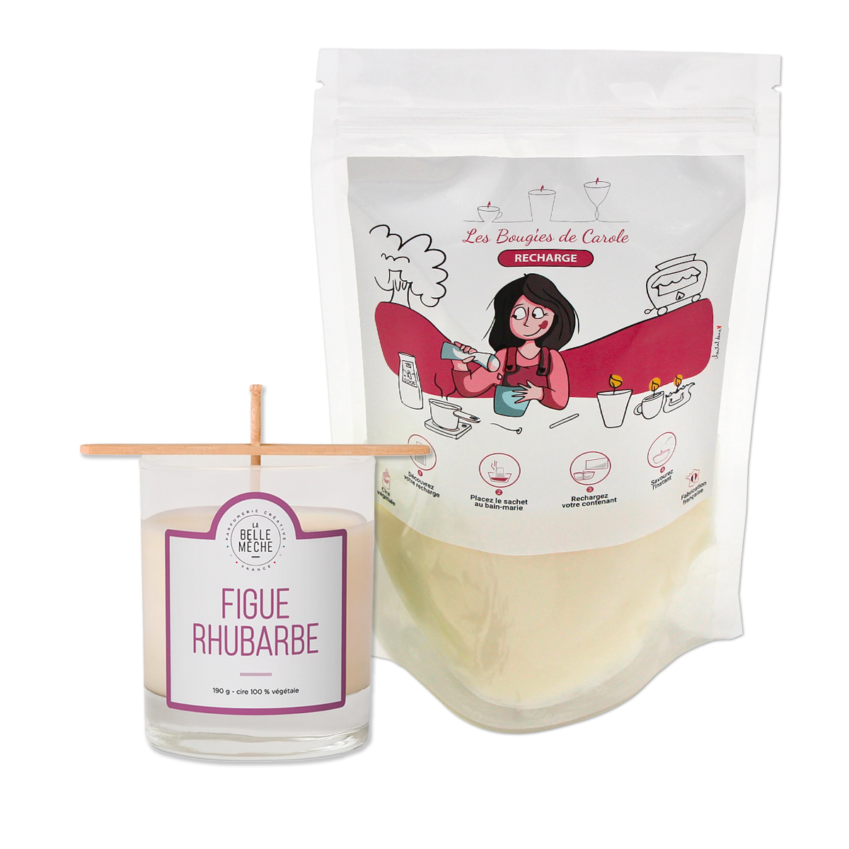 Recharge pour bougies LA BELLE MECHE