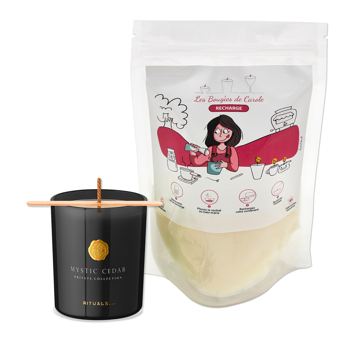 recharge pour bougie rituals - lille