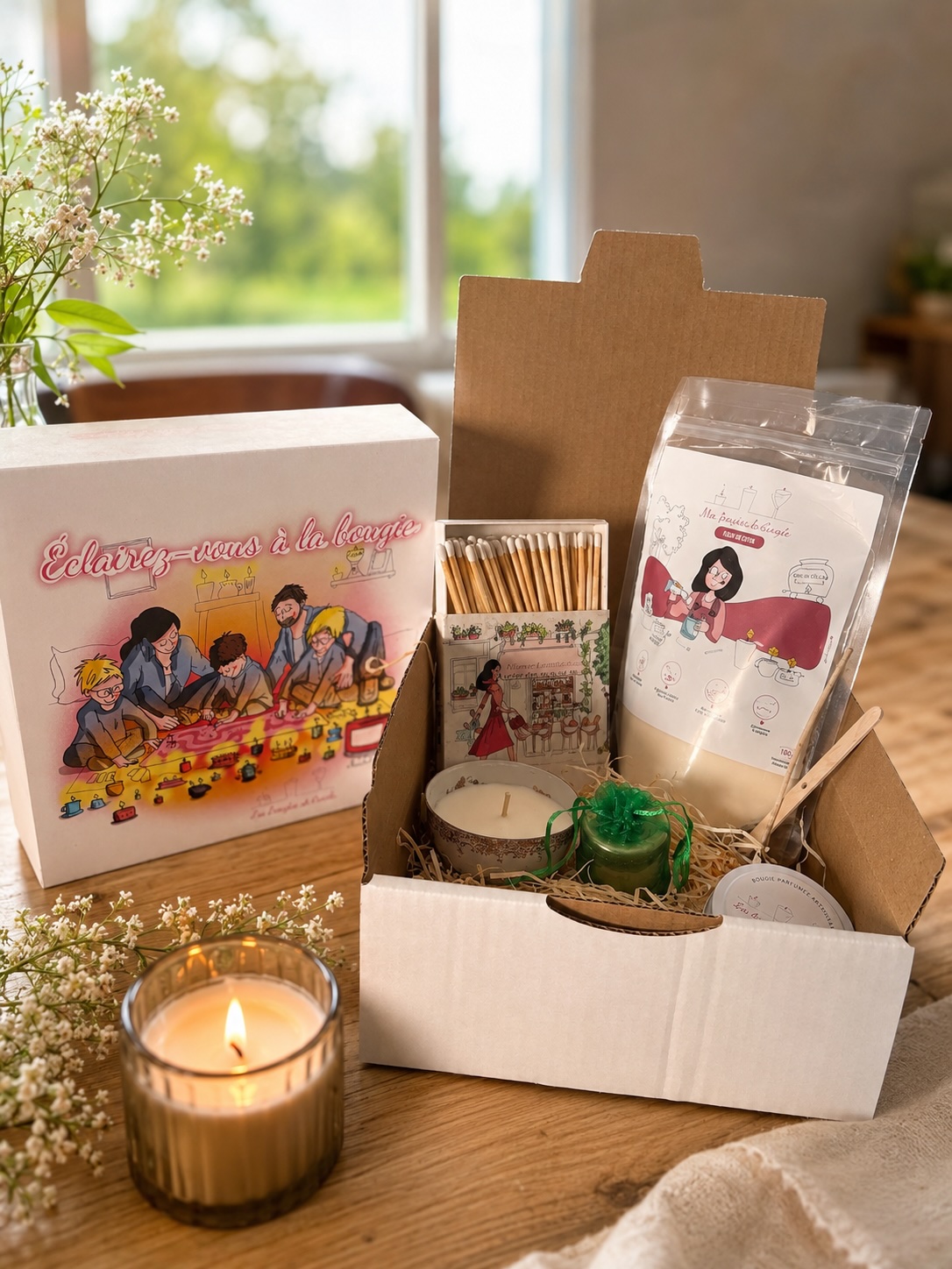 box surprise bougie artisanale